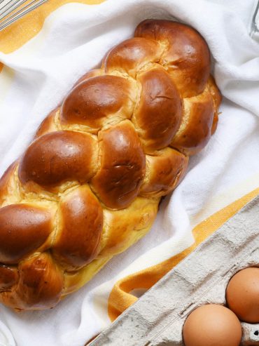 Französischer Brioche-Zopf