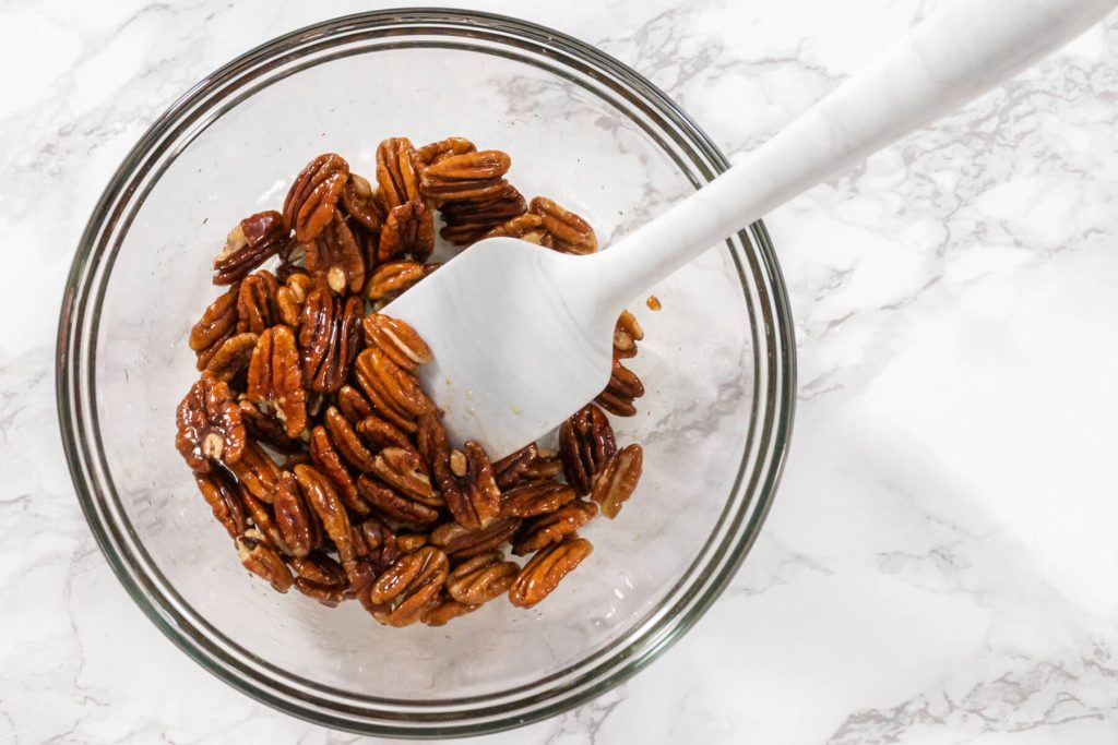 Im Ofen geröstete Pekannüsse