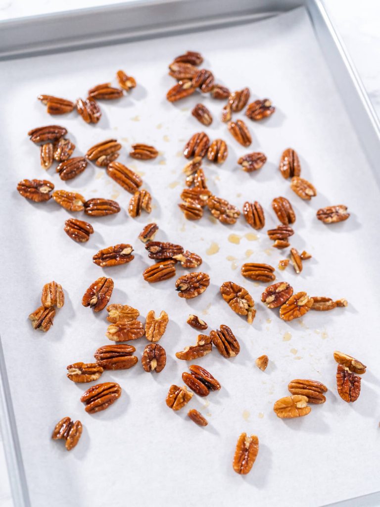 Im Ofen geröstete Pekannüsse