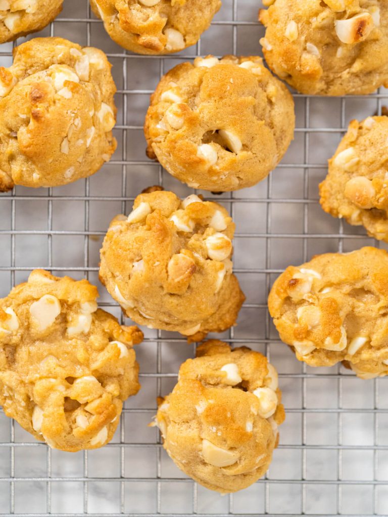 Macadamia-Kekse (Cookies mit weißer Schokolade)