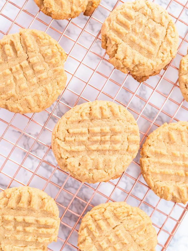 Peanut Butter Cookies – Weiche Erdnussbutter-Kekse