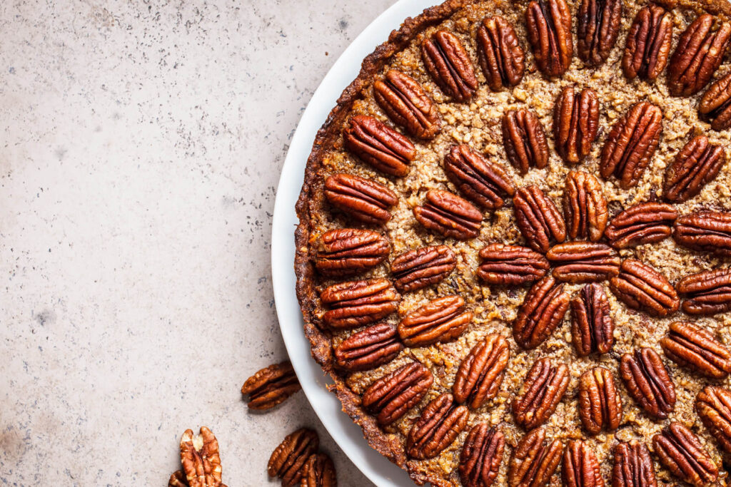 Pekannuss-Kuchen (Vegan Pecan Pie) – natürlich süß & pflanzlich