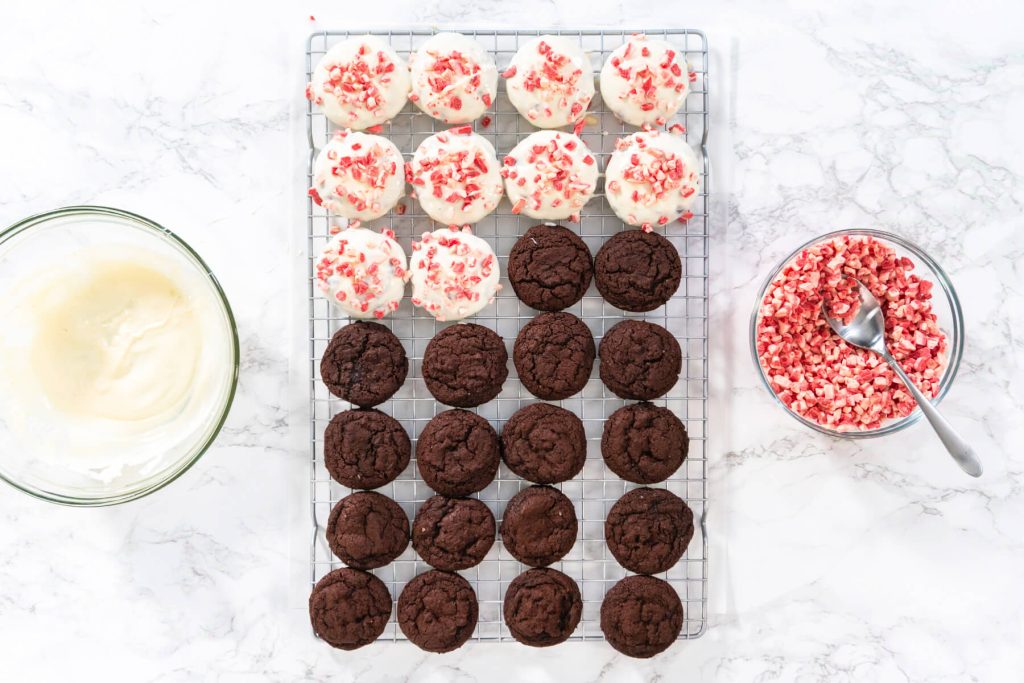 Doppelte Schoko-Pfefferminz-Kekse (Peppermint Chocolate Cookies)