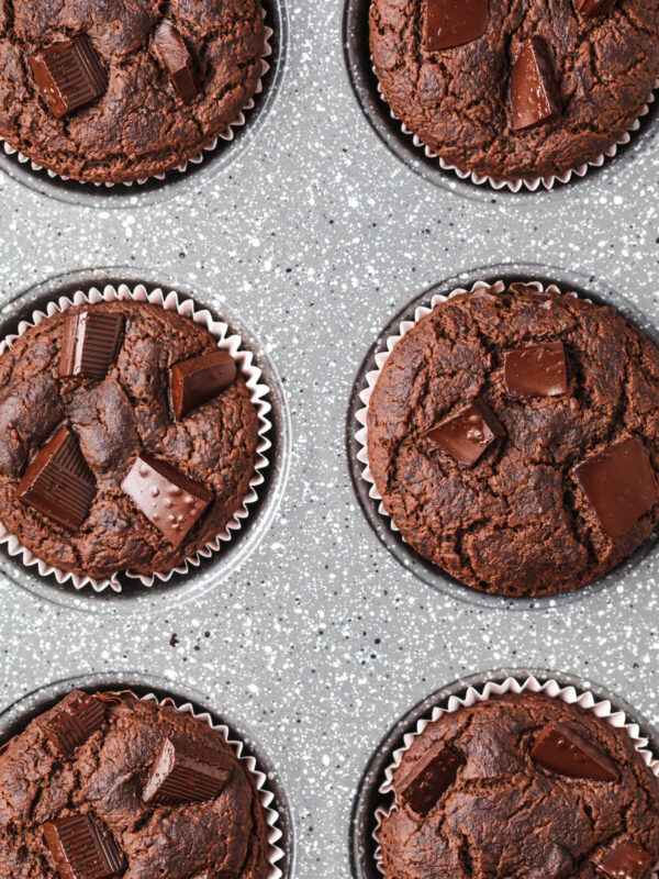 Saftige Schoko-Muffins - vegan