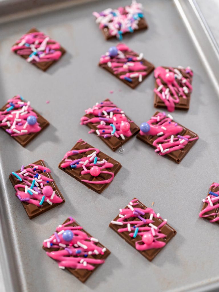 Schoko-Topper – Selbstgemachte Deko