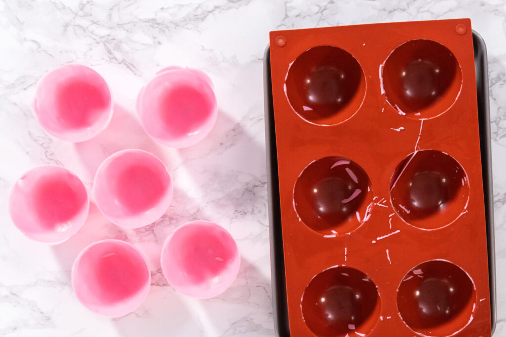 Schokobomben mit Marshmallow-Füllung (Hot Chocolate Bombs)