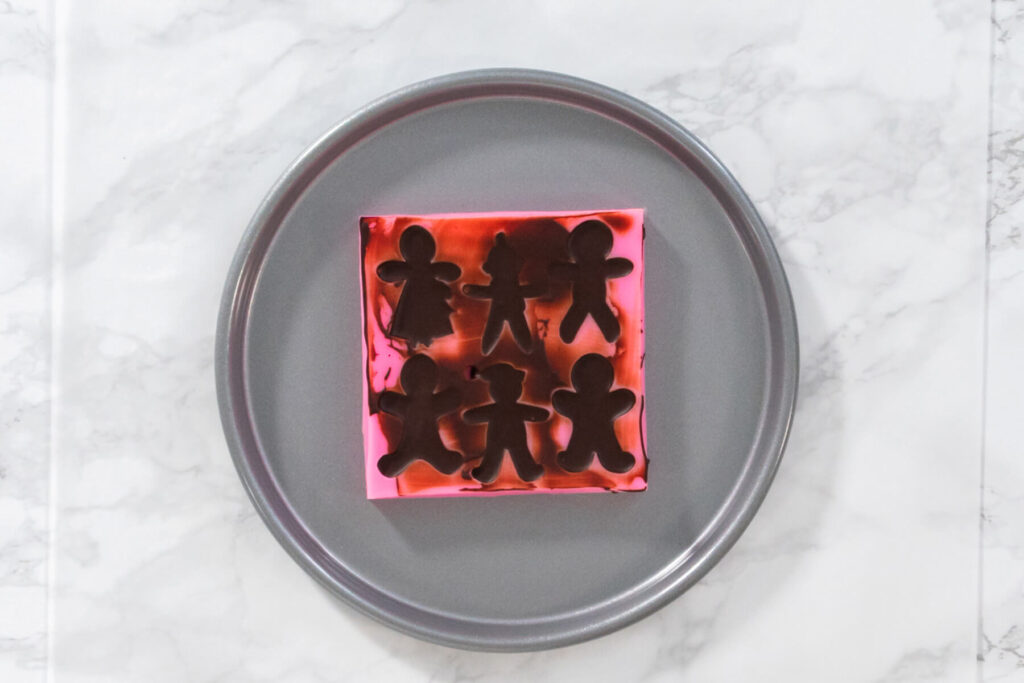 Schokoladen-Gingerbread-Männchen