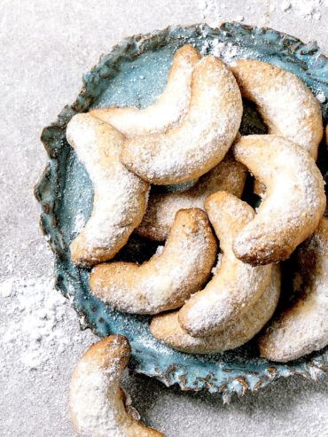 Vanillekipferl - Vanille Weihnachtskekse mit Mandeln
