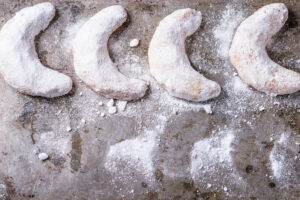 Vanillekipferl - Vanille Weihnachtskekse mit Mandeln