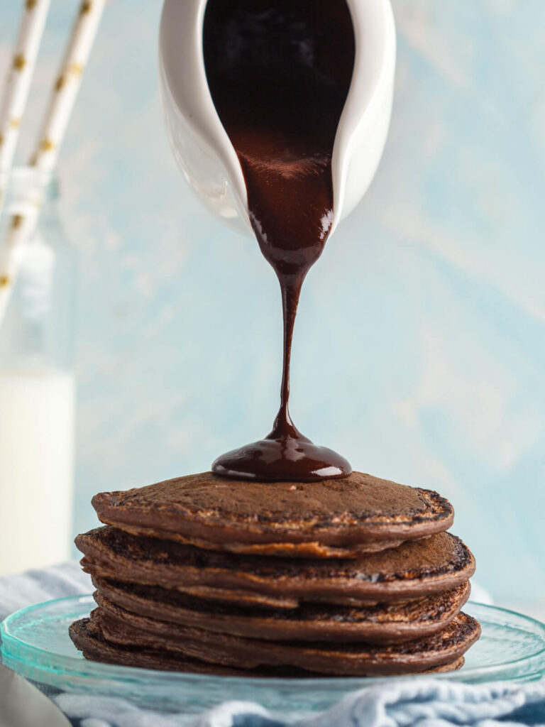 Vegane Schoko-Pancakes Rezept