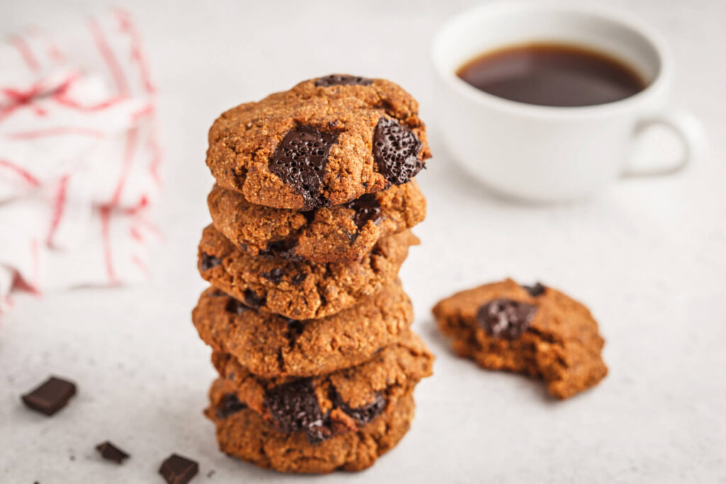 Veganer Kokos-Schoko-Kekse mit Banane (Vegan Choko Banana Cookies)