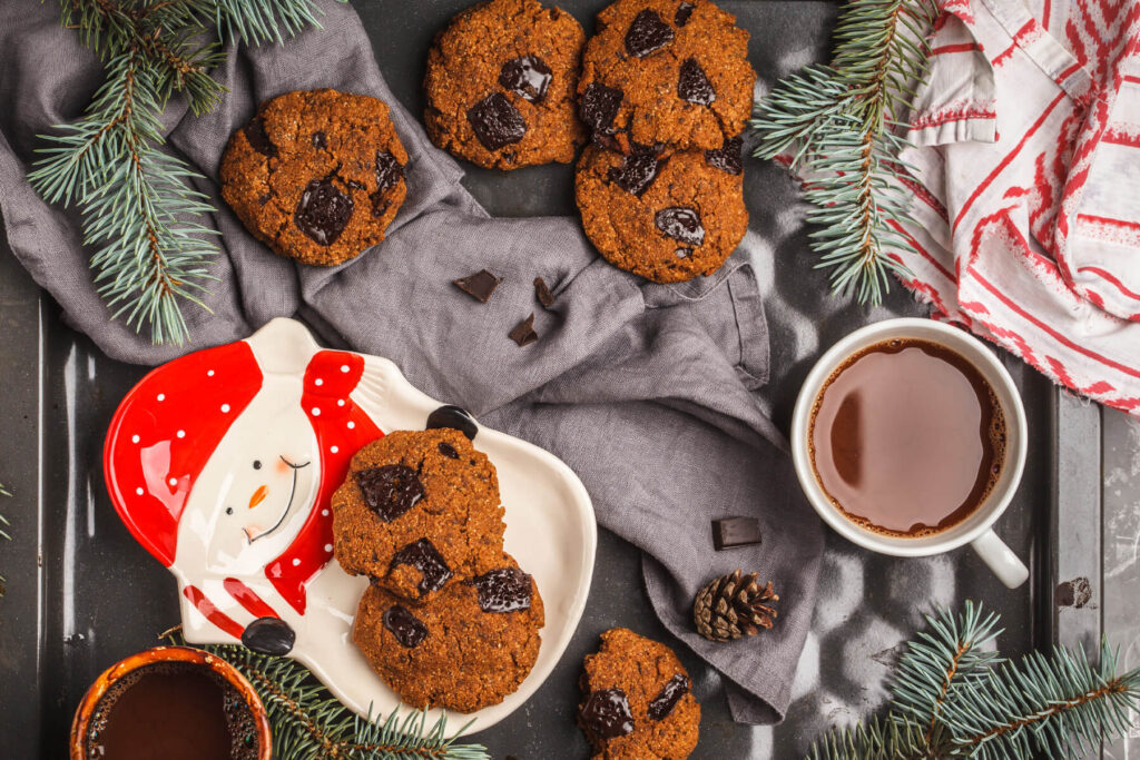Veganer Kokos-Schoko-Kekse mit Banane (Vegan Choko Banana Cookies)