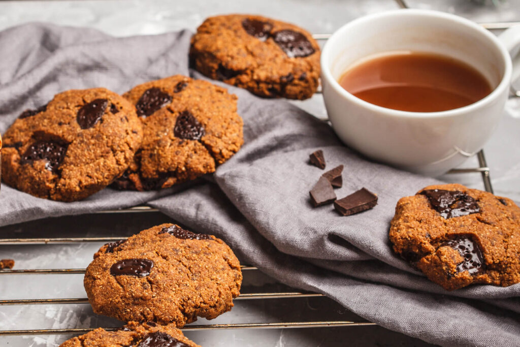 Veganer Kokos-Schoko-Kekse mit Banane (Vegan Choko Banana Cookies)