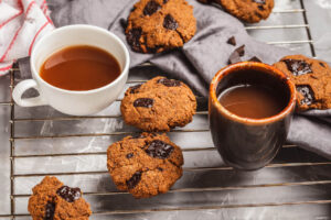 Veganer Kokos-Schoko-Kekse mit Banane (Vegan Choko Banana Cookies)