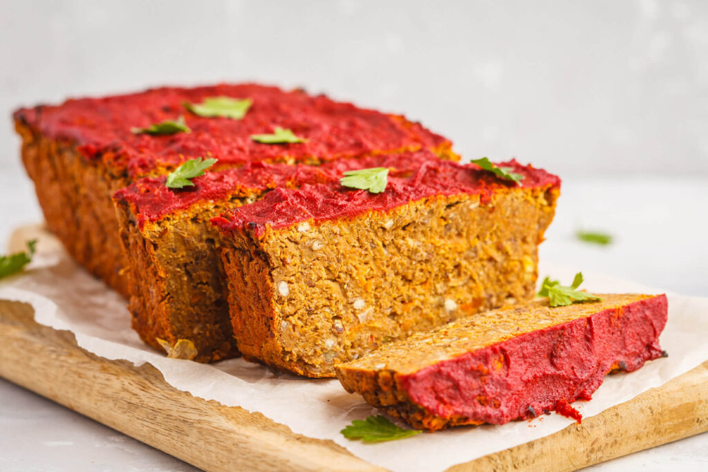 Veganer Linsenbraten