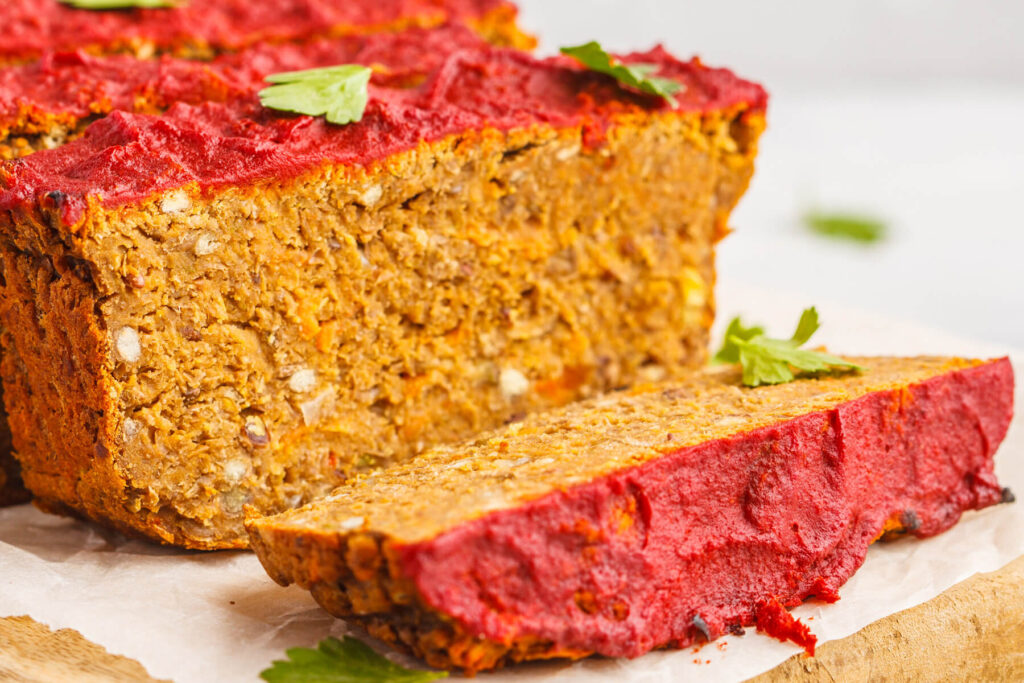 Veganer Linsenbraten