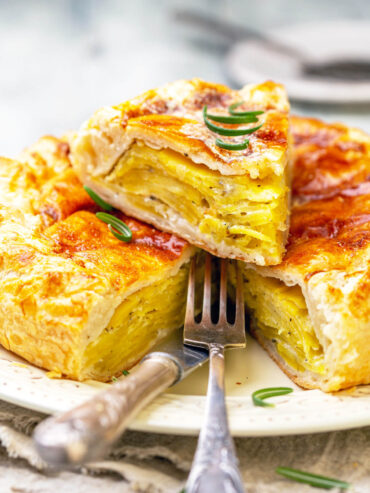 Gefüllte Kartoffel-Tourte (Tourte fermée) – Der saftige französische Kartoffelkuchen