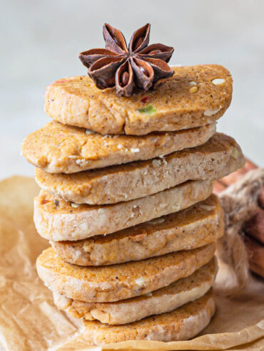 Kandierte-Früchte-Medaillons - Knuspriges Honig-Gewürz-Gebäck