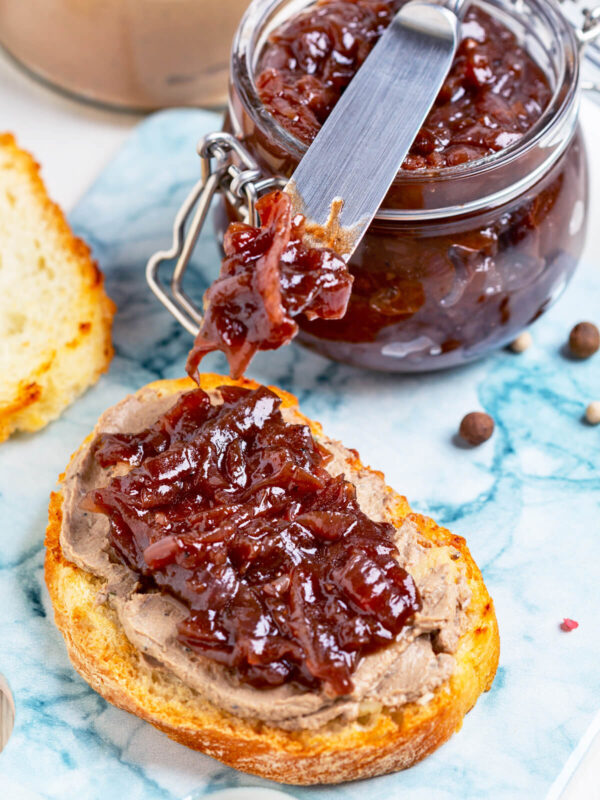 Karamellisiertes Zwiebel-Confit (französische Art)