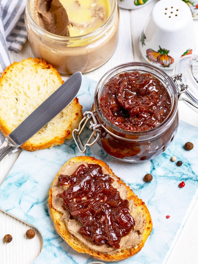 Karamellisiertes Zwiebel-Confit (französische Art)