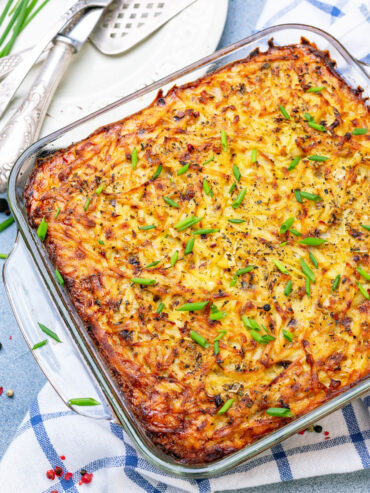 Kartoffel-Kugel - Kartoffelauflauf mit Rösti-Textur