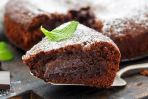 Saftiger Schoko-Brownie-Kuchen (Fudgy Chocolate Cake)