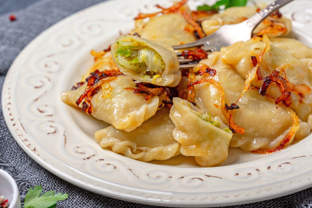 Wareniki mit Kohl – im zarten Brüheteig