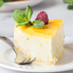 Zitronen-Cheesecake mit Kokosboden & Lemon Curd