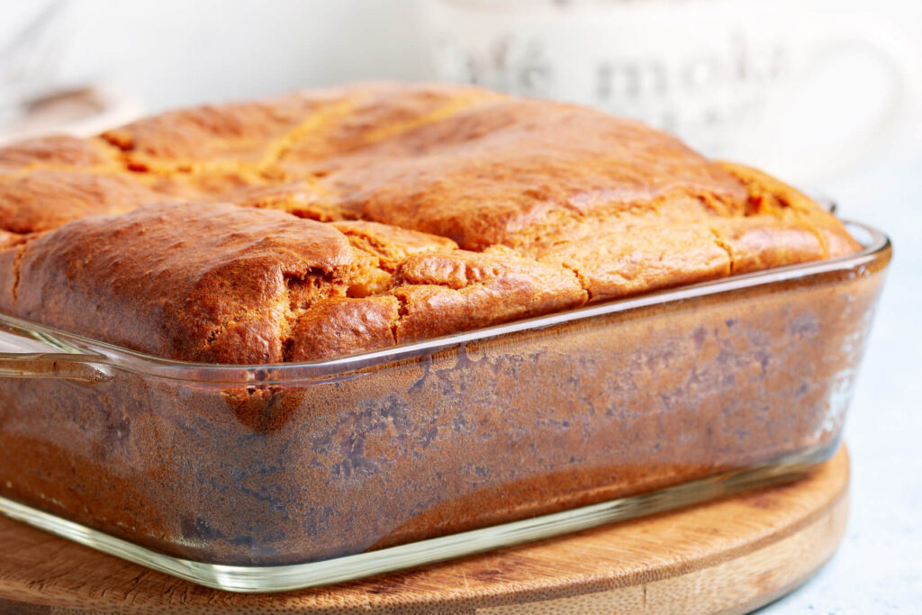 Schneller Kefir-Auflauf mit Sauerkraut und Ei