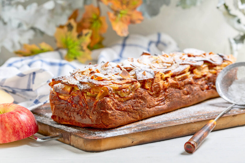 Unsichtbarer Apfelkuchen (Invisible Apple Cake / Gâteau invisible aux pommes)
