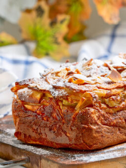 Unsichtbarer Apfelkuchen (Invisible Apple Cake / Gâteau invisible aux pommes)