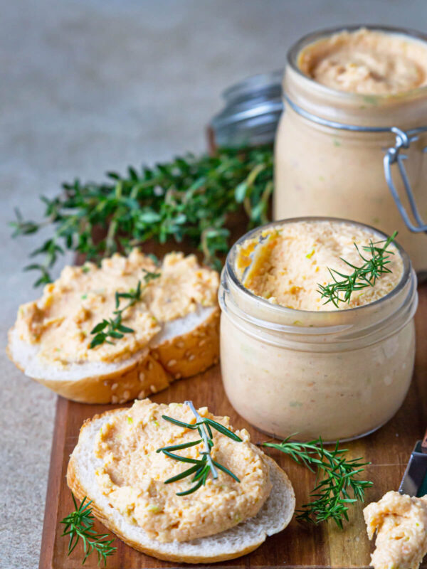 Fischpastete aus zwei Fischsorten