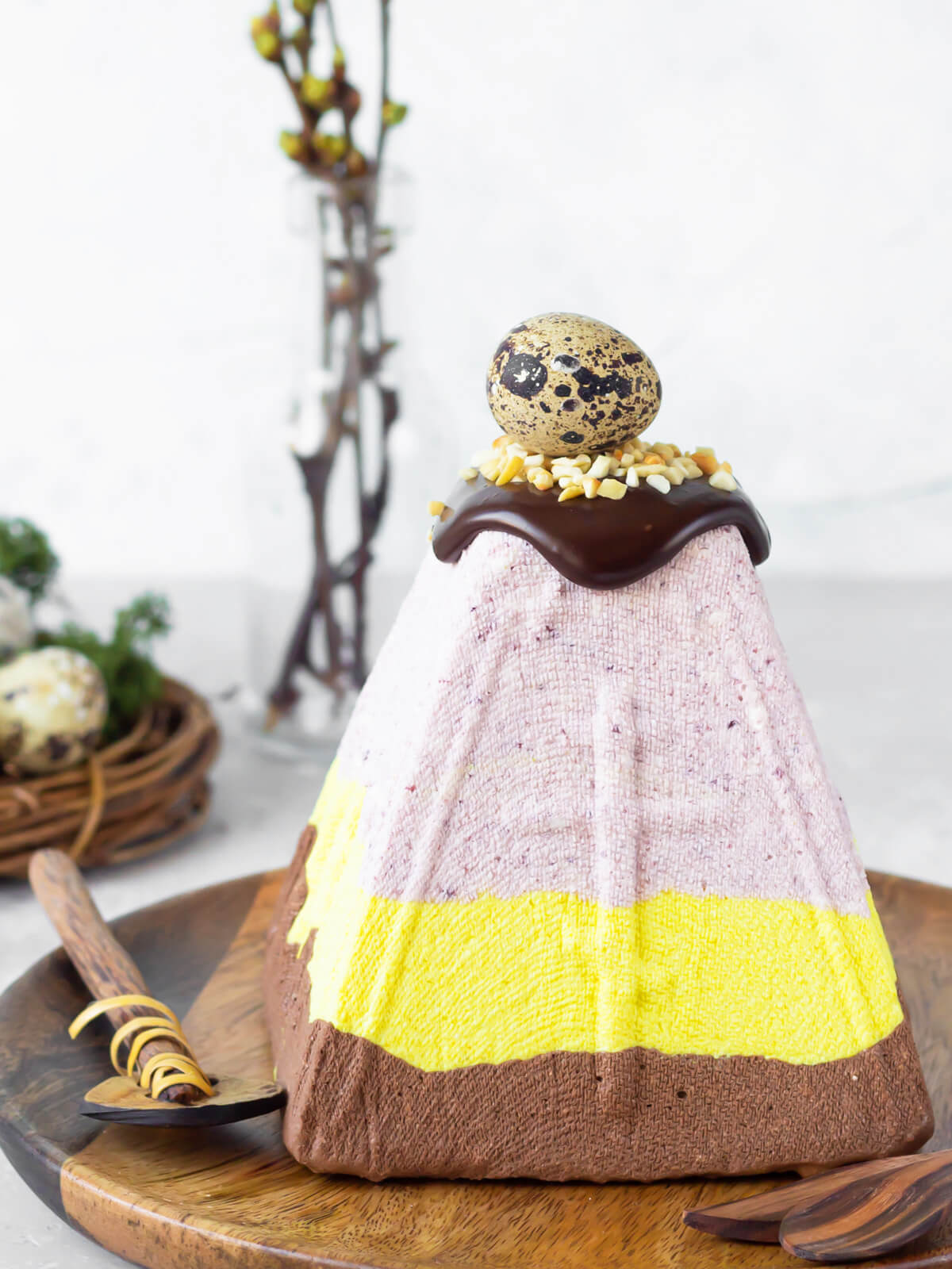 Dreischichtige Paskha mit Gelatine – Osterdessert aus Quark