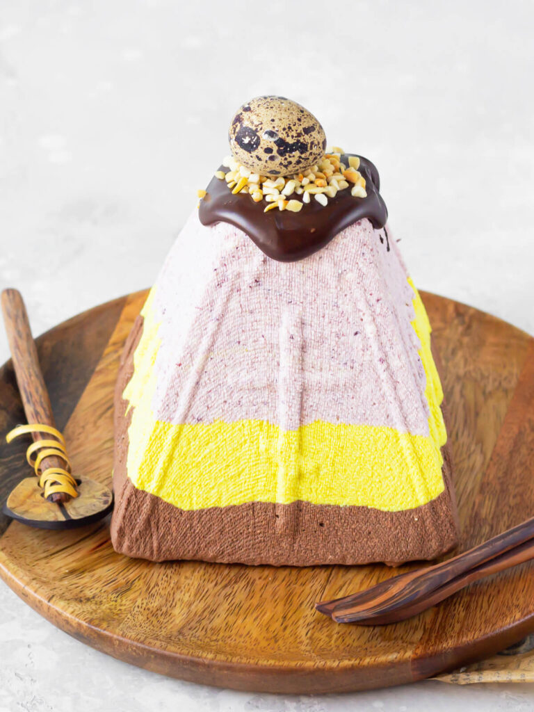 Dreischichtige Paskha mit Gelatine – Osterdessert aus Quark