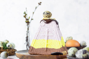 Dreischichtige Paskha mit Gelatine – Osterdessert aus Quark
