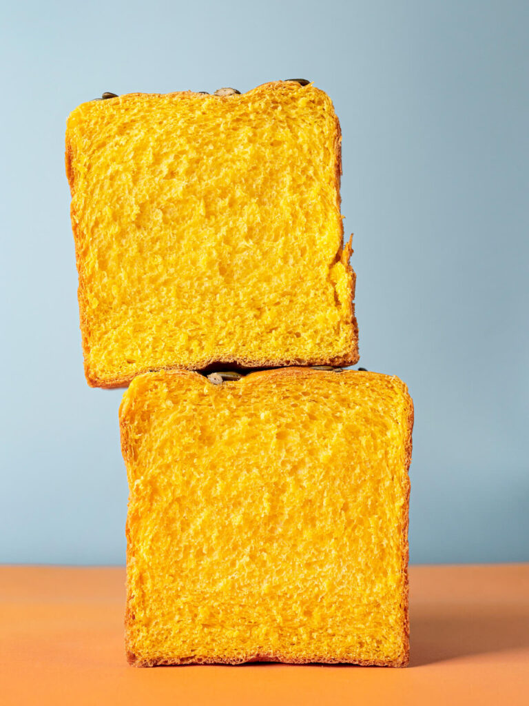 Kürbis-Toastbrot für Sandwiches (Kastenform)