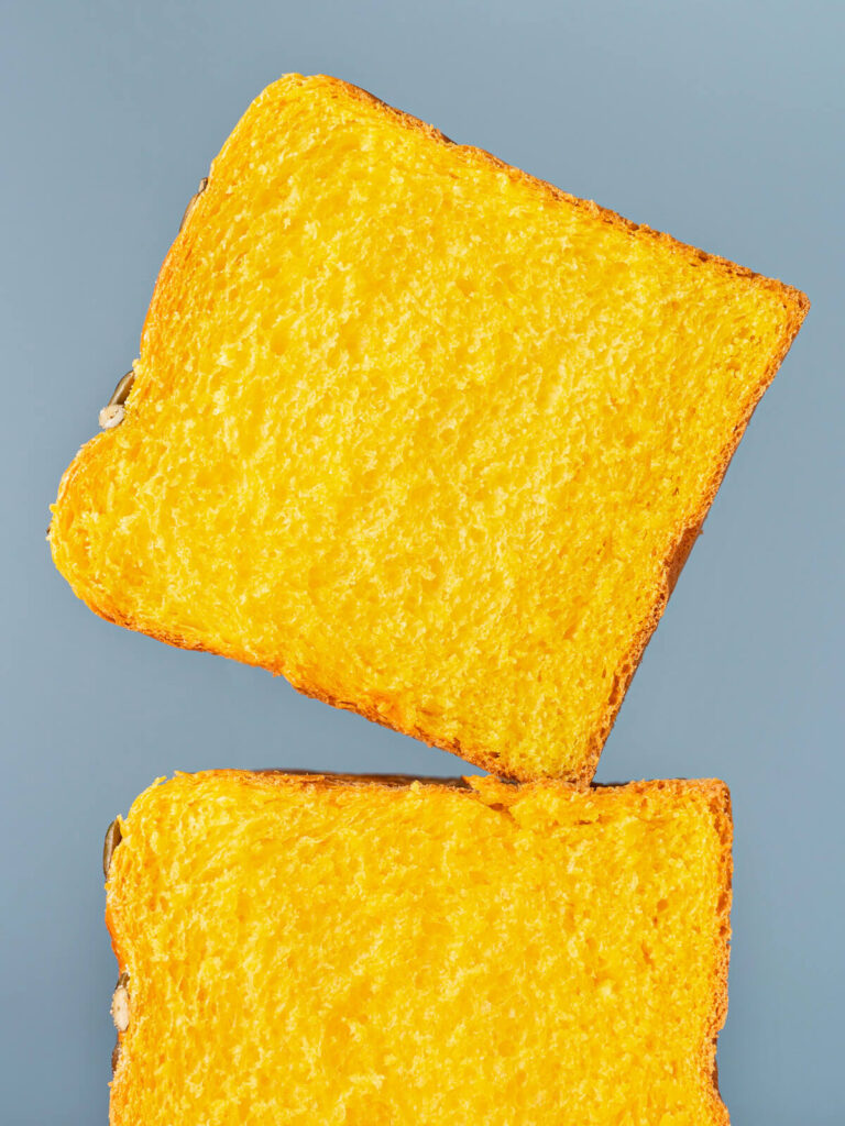 Kürbis-Toastbrot für Sandwiches (Kastenform)