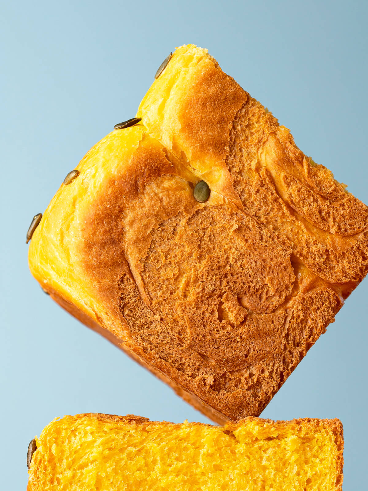 Kürbis-Toastbrot für Sandwiches (Kastenform)