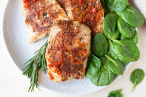 Putensteaks mit Orangen-Sauce