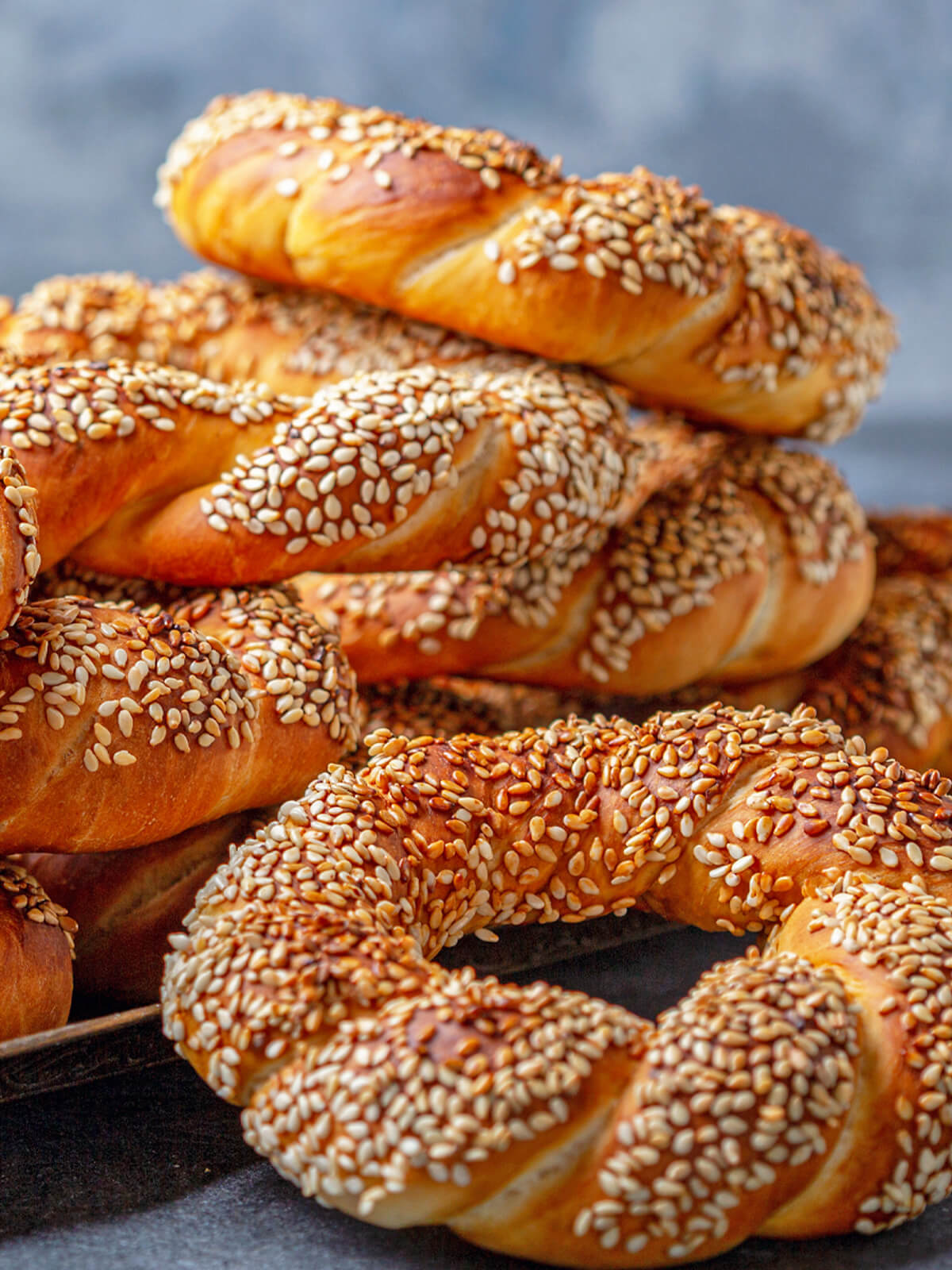 Simit – türkische Sesamringe wie vom Bäcker