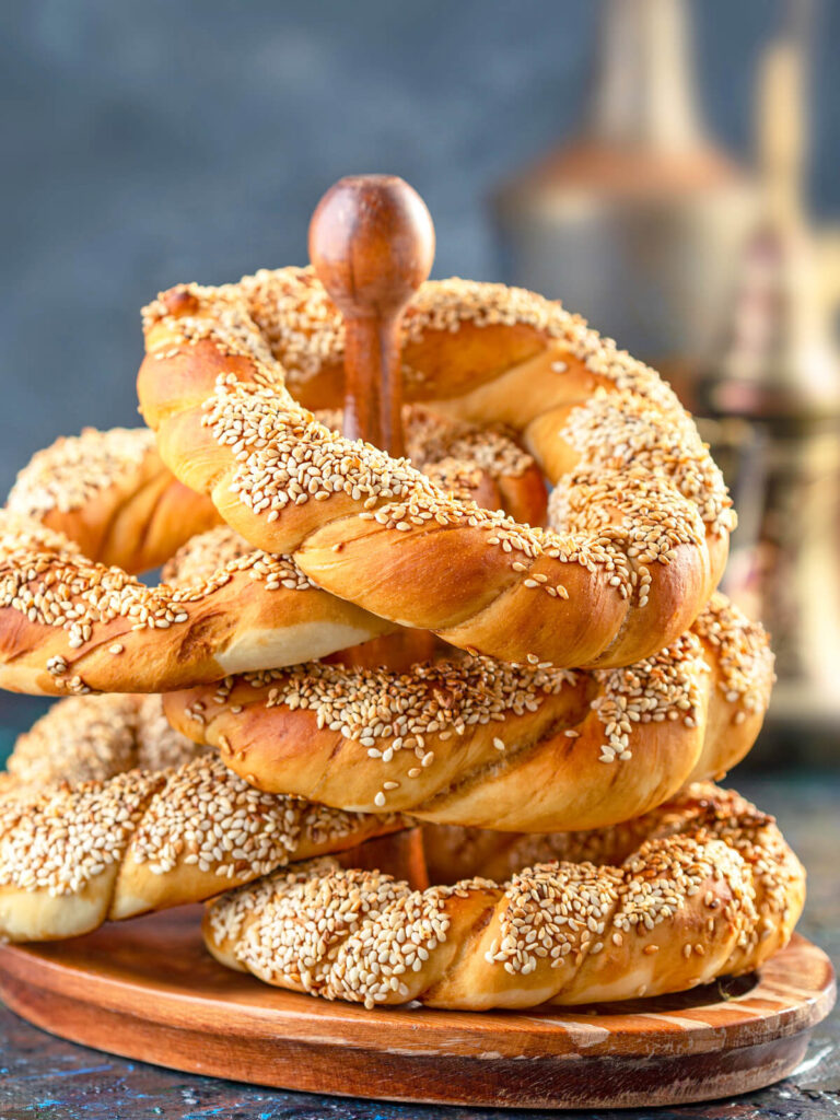 Simit – türkische Sesamringe wie vom Bäcker