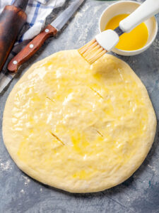 Imeruli-Khachapuri (Chatschapuri) - georgischer Käsefladen