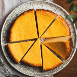 Kürbis-Quark-Kuchen aus dem Ofen