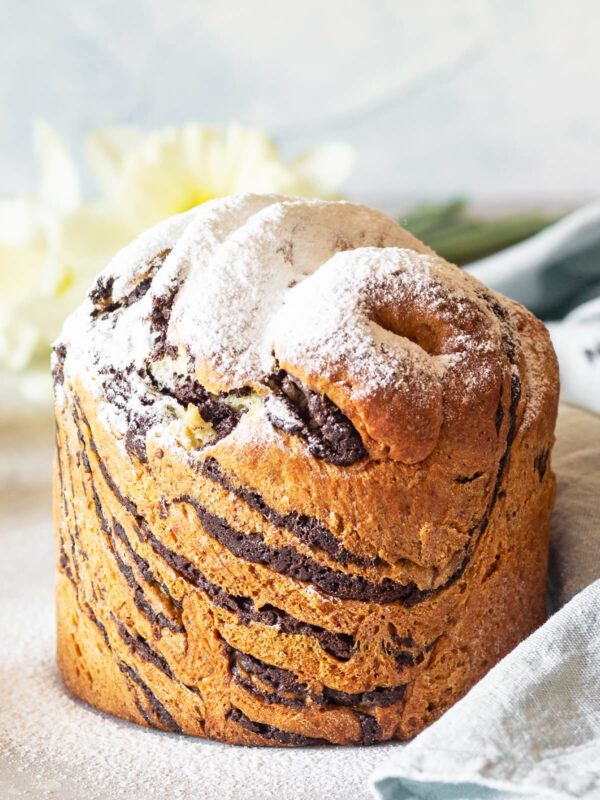 Marmor-Cruffin – Vanille-Schoko-Hefeteig