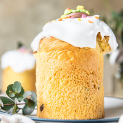 Orangen-Kulitsch mit Rosinen – Osterkuchen nach osteuropäischer Art