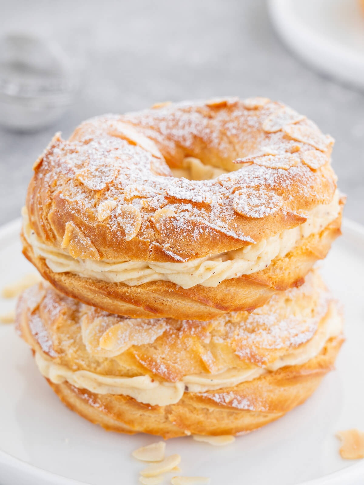 Paris-Brest – Brandteig-Gebäck mit luftiger Mandelpraliné-Mousseline