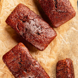 Schokoladen-Financiers - französische Mini-Küchlein mit Nussbutter