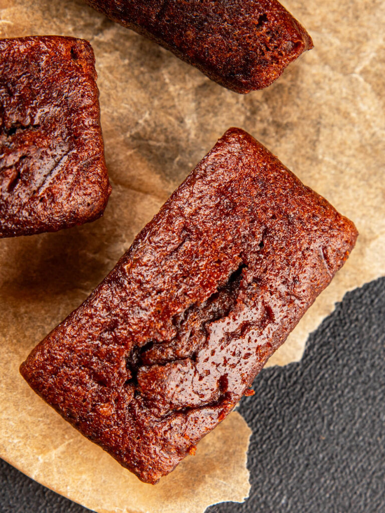 Schokoladen-Financiers - französische Mini-Küchlein mit Nussbutter