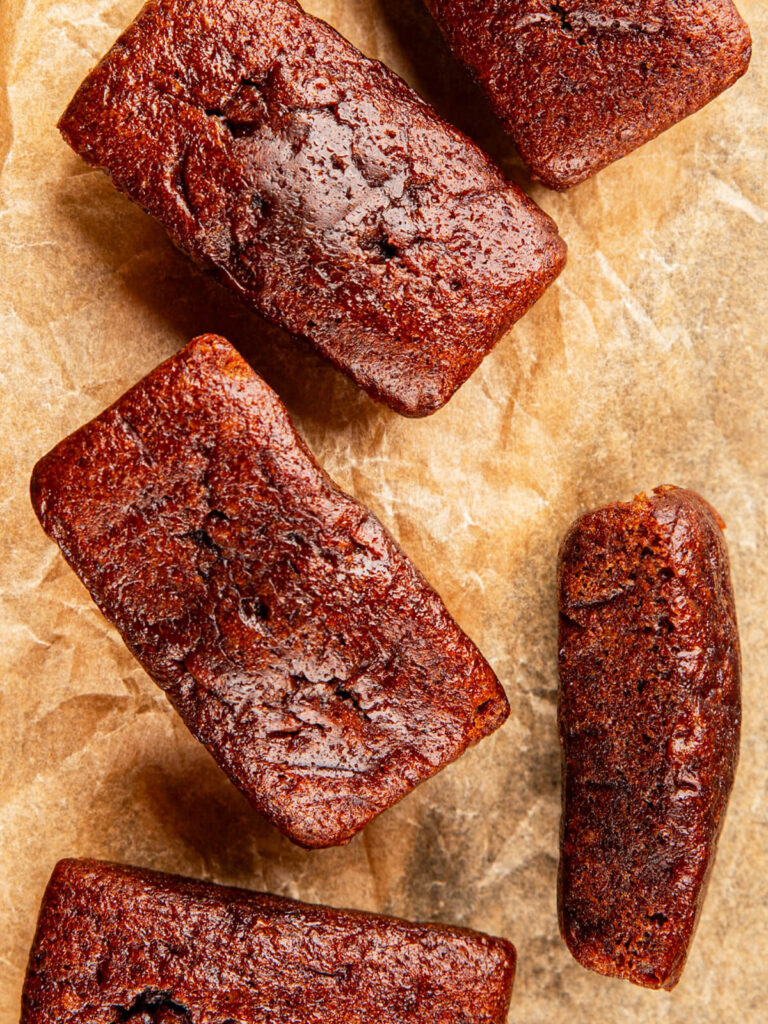 Schokoladen-Financiers - französische Mini-Küchlein mit Nussbutter