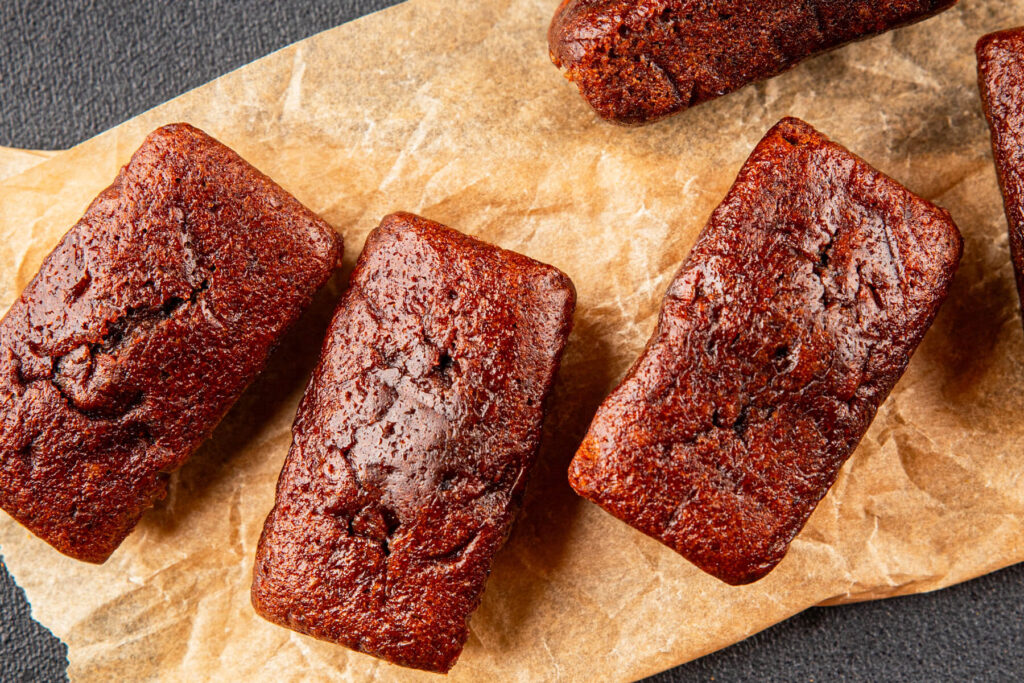 Schokoladen-Financiers - französische Mini-Küchlein mit Nussbutter